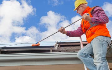 Mowbreck soft wash roof cleaning